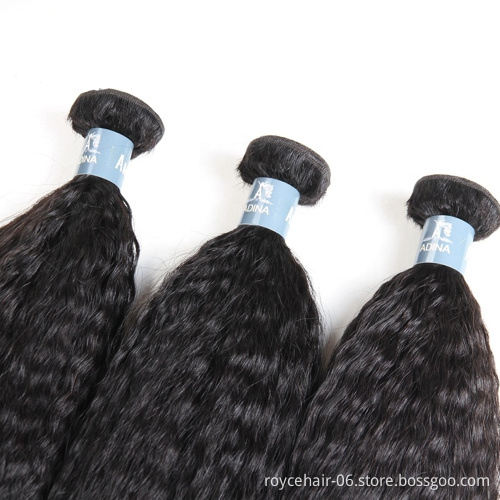 Royce Wholesale High Grade Virgin Brazilian Cuticle Aligned Ocean Wave Super  Double Drawn Hair Extensions